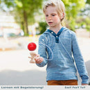 Wooden Kendama Mokuru Toy; Kids Japanese Skill Games Boy Girls age 6+; Playground Ball Game Gift