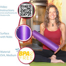 Foam Roller Ø3.75"x16.5"; Massage Rollers for Leg and Back Muscle Recovery; Trigger Point Pain Relief; Medium Density EVA Yoga Core Balance Exercise Roll