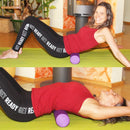 Foam Roller Ø3.75"x16.5"; Massage Rollers for Leg and Back Muscle Recovery; Trigger Point Pain Relief; Medium Density EVA Yoga Core Balance Exercise Roll
